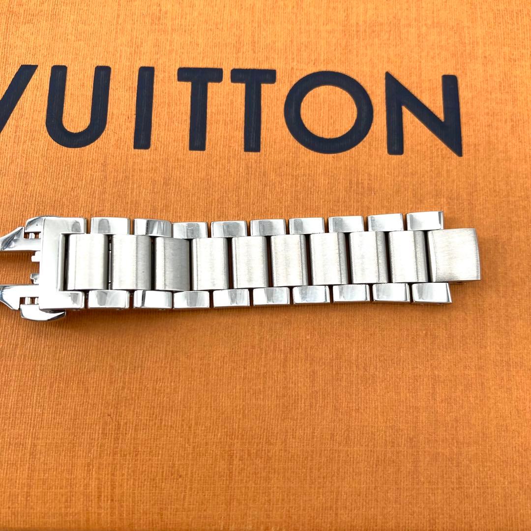 美品 ルイヴィトン タンブール 純正 ステンレスベルト シルバー 時計