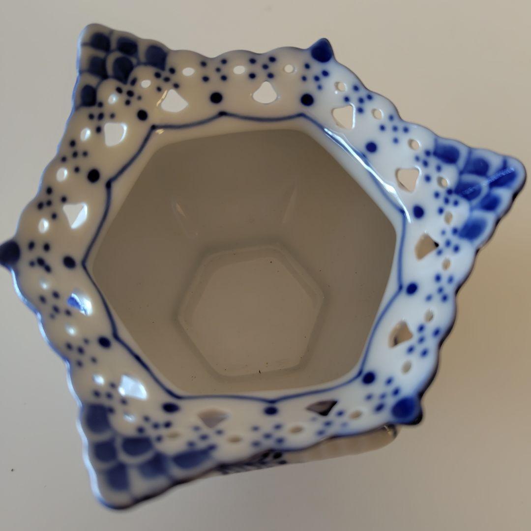 ❴希少 美品❵ ロイヤルコペンハーゲン 皿、シュガーボウル、クリーマー3点セット