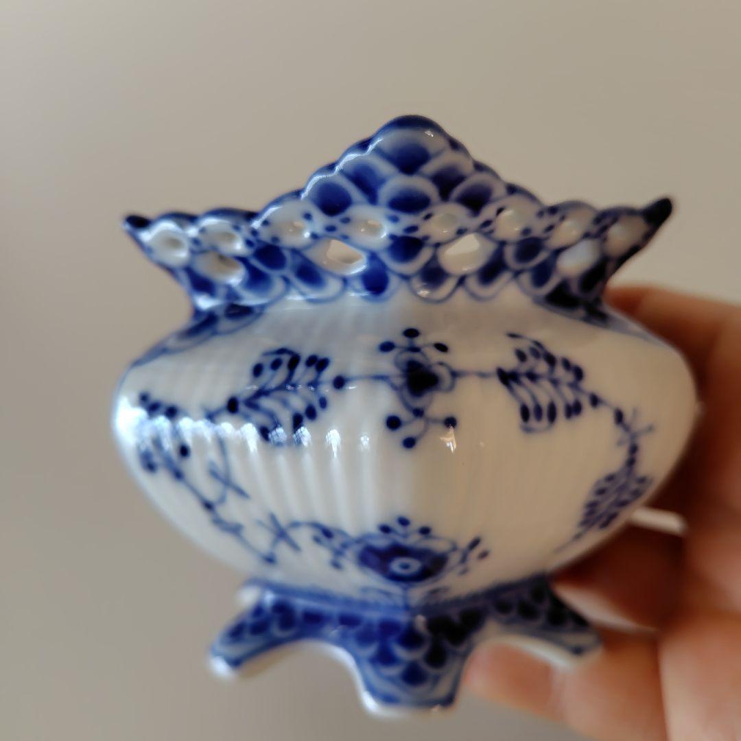 ❴希少 美品❵ ロイヤルコペンハーゲン 皿、シュガーボウル、クリーマー3点セット