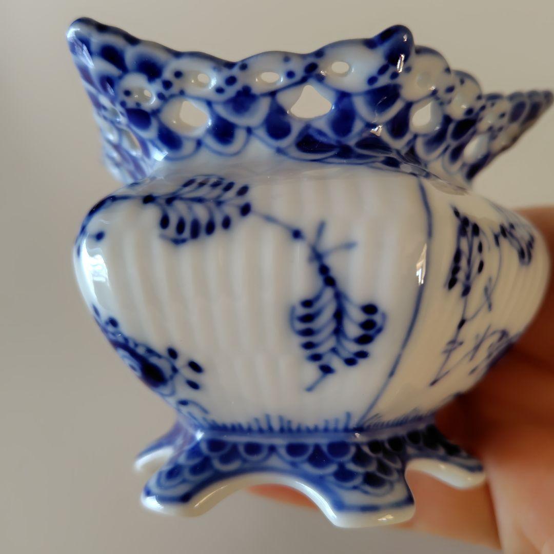 ❴希少 美品❵ ロイヤルコペンハーゲン 皿、シュガーボウル、クリーマー3点セット