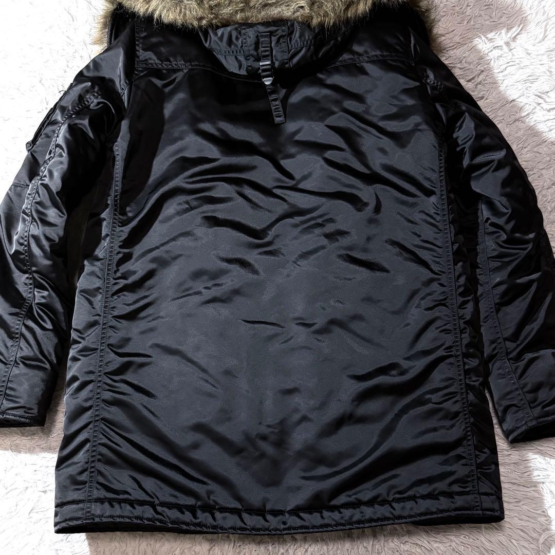 【美品】ヒステリックグラマー　モッズコート　メンズM　ブラック　総柄　ヒスガール