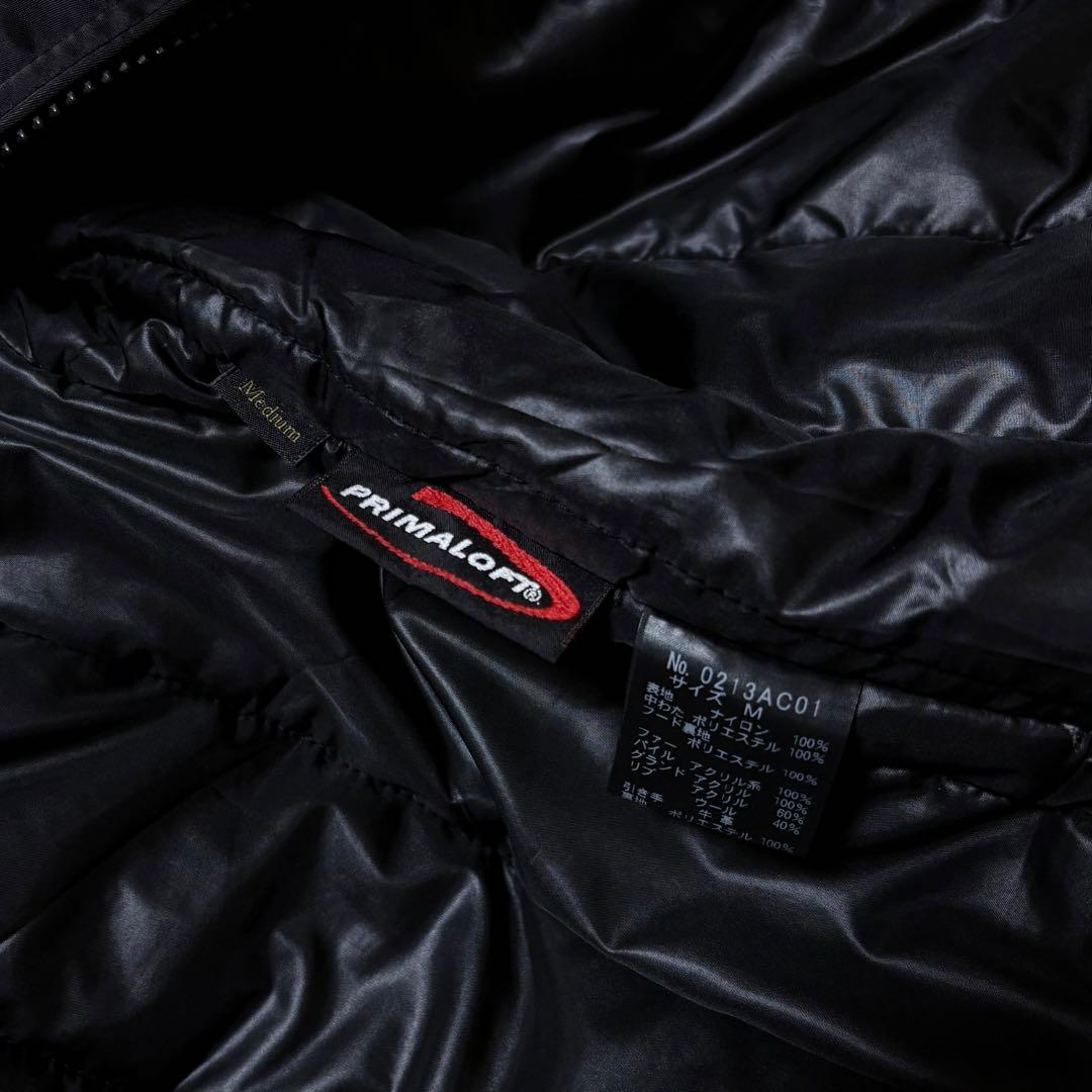 【美品】ヒステリックグラマー　モッズコート　メンズM　ブラック　総柄　ヒスガール