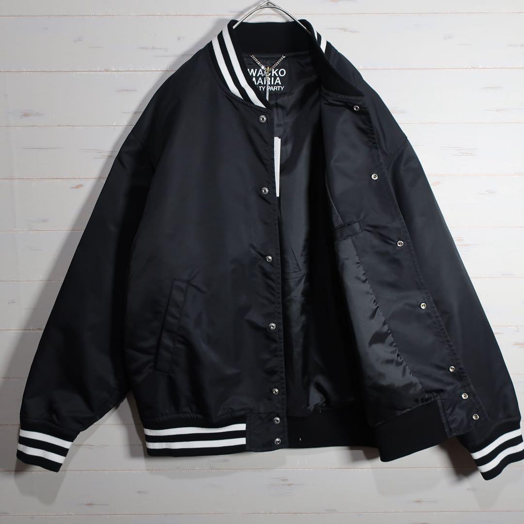 WACKO MARIA バーシティジャケット L 黒.
