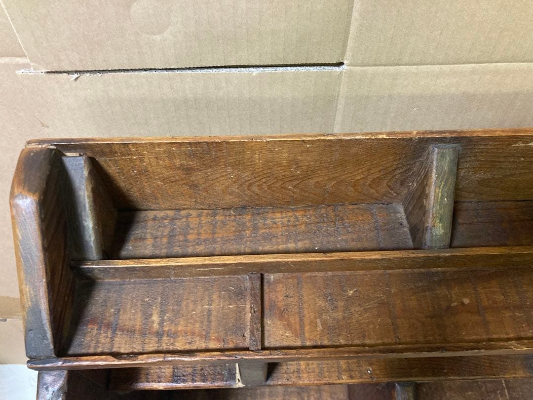 アメリカ　木製　本棚　什器　日曜大工　アンティーク　ビンテージ　ディスプレイ棚