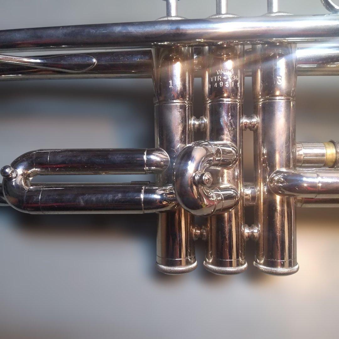 67= 送料無料 YAMAHA ヤマハ トランペット ケース付き 楽器