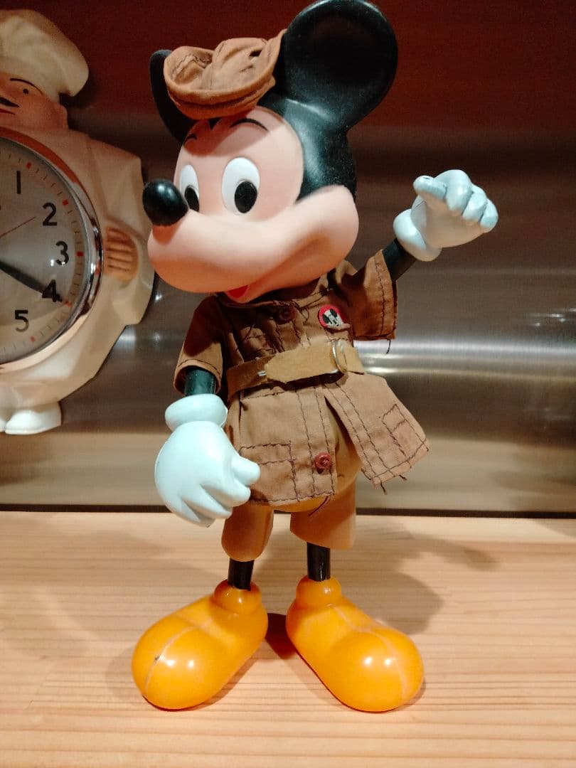 70s ビンテージ ミッキーマウス サファリ ディズニー 人形