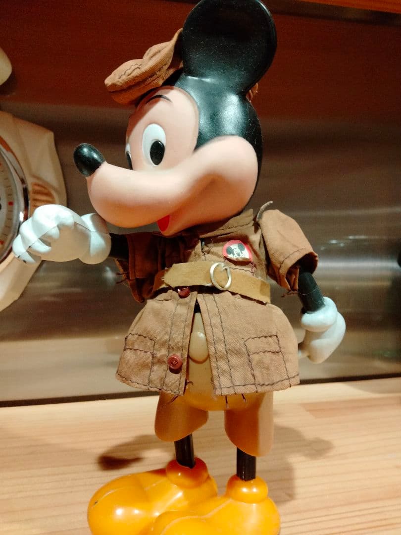70s ビンテージ ミッキーマウス サファリ ディズニー 人形