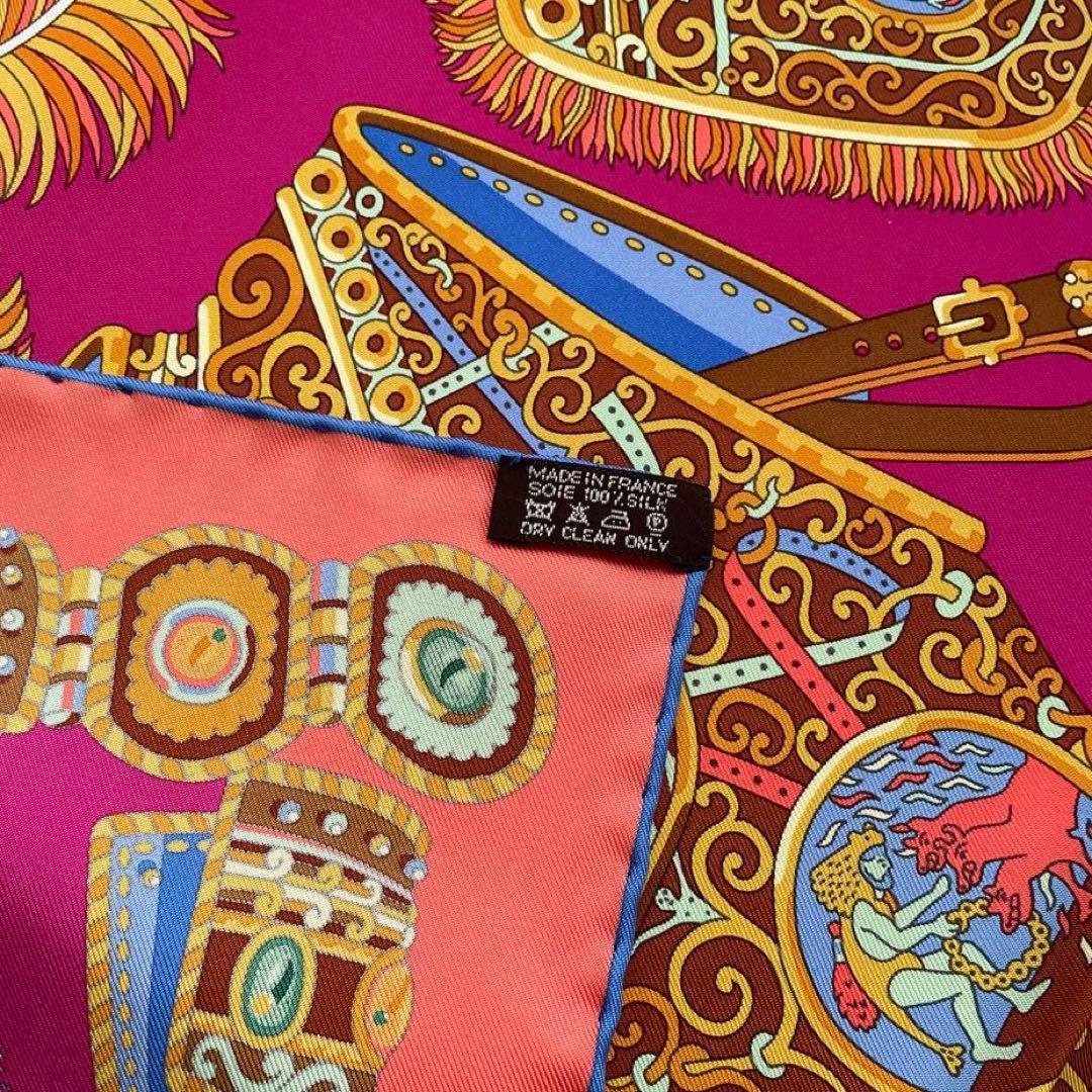 HERMES カレ 90 軍神マルス　大判　シルク