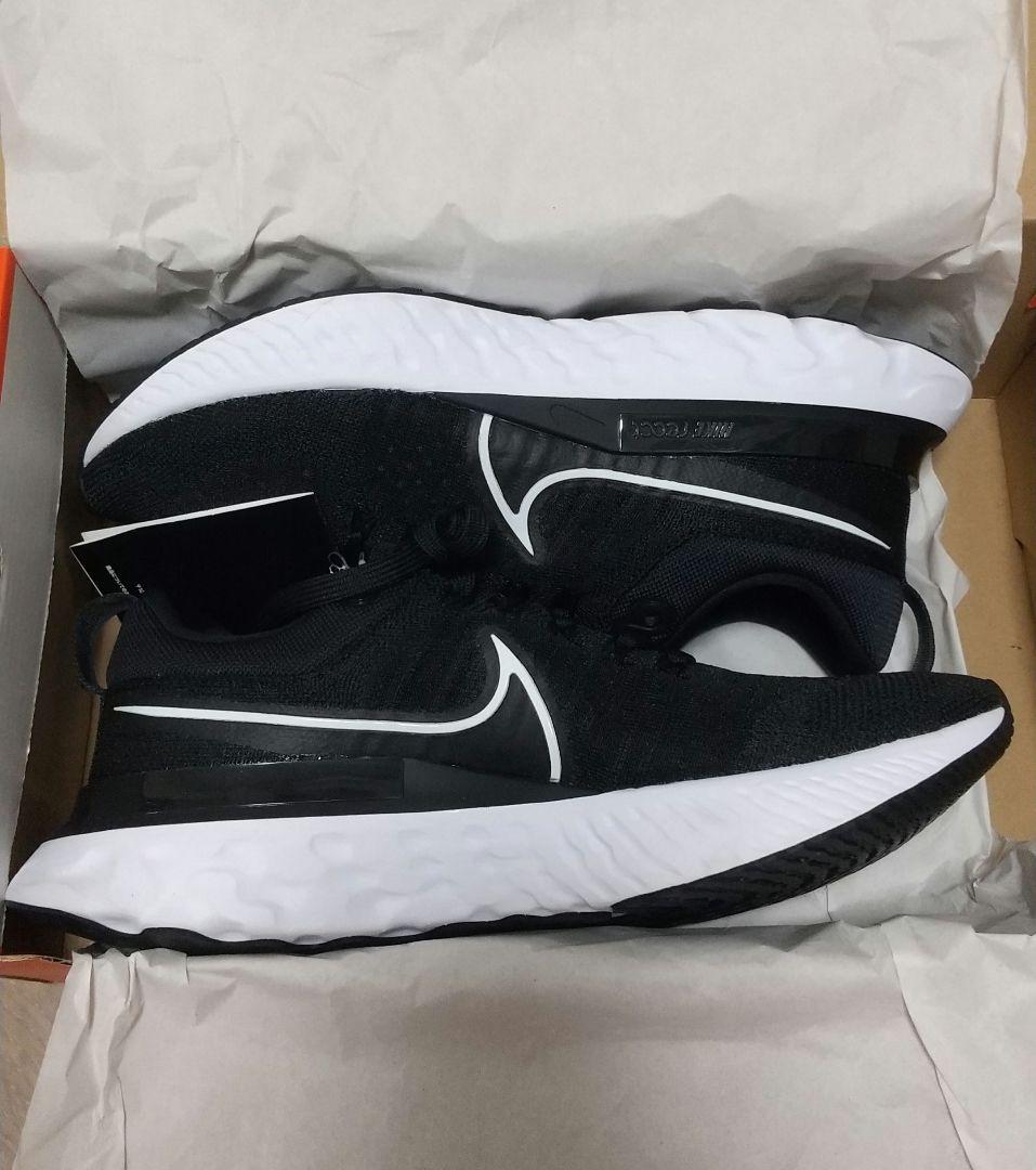 ナイキ リアクト インフィニティ ラン フライニット 2 ブラック 26.5cm