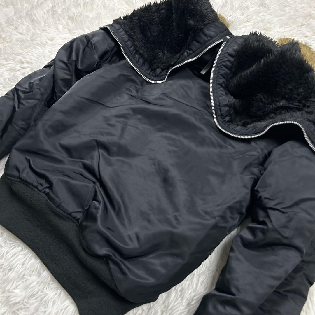 美品　アルファインダストリーズ　N-2B 黒　フライトジャケット　ブラック