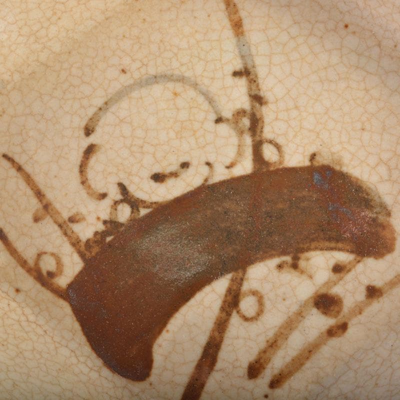 瀬戸焼 古瀬戸 鉄絵 梅花文 小皿 菱皿 銘々皿 十三客