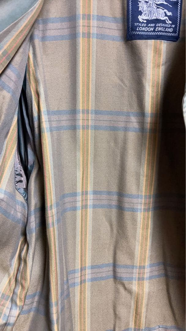 Burberry's ステンカラーコート 玉虫色
