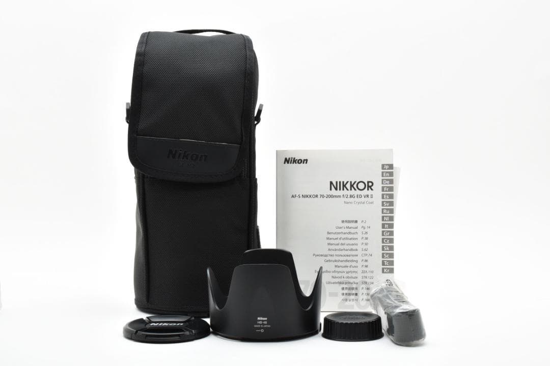 動確済 ニコン Nikon 70-200mm f/2.8G ED #198