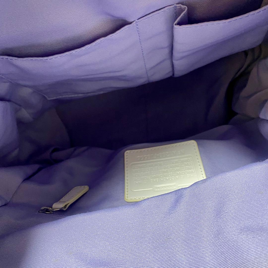 COACHコーチ リュック　シグネチャー　キャンバス　ベージュ　16556