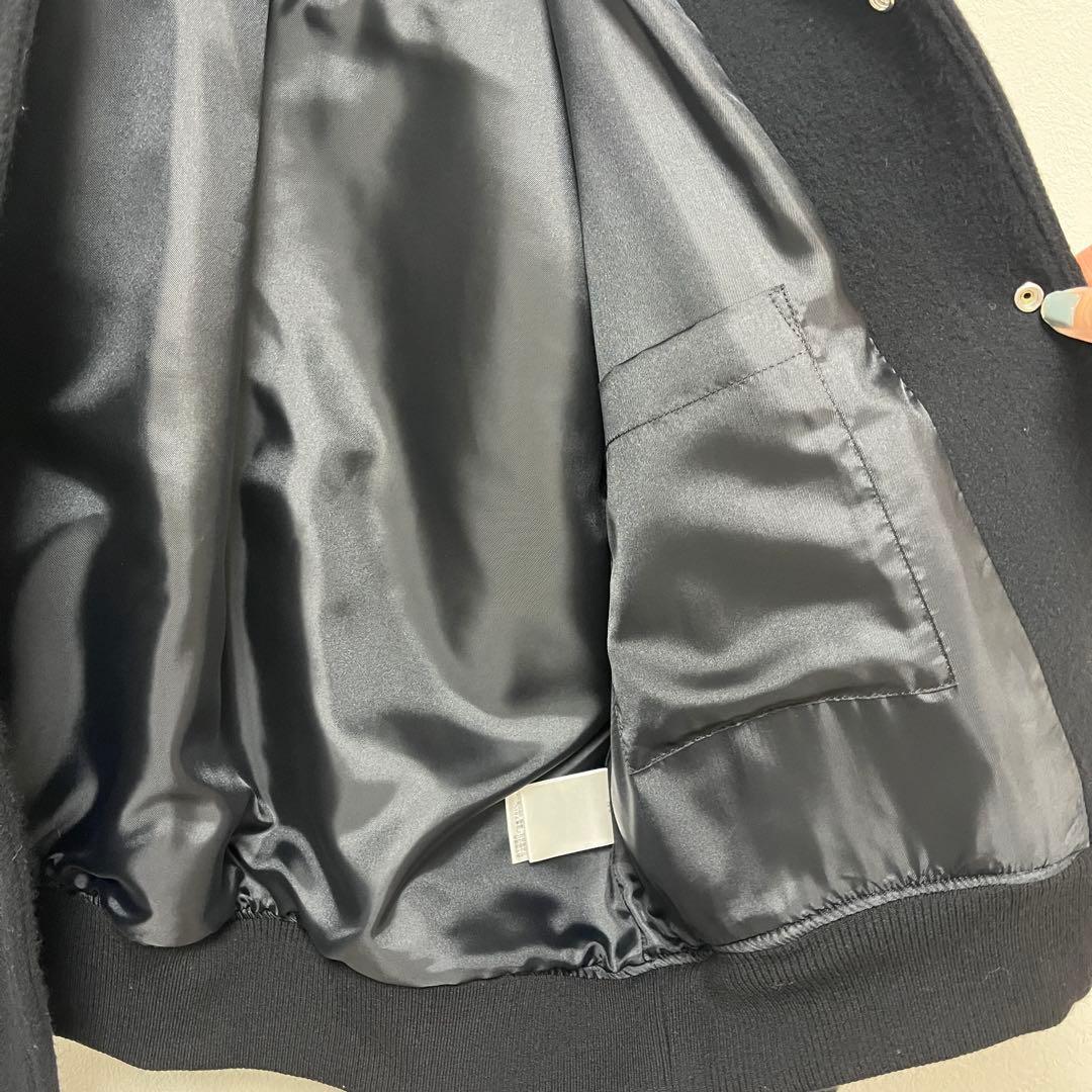 CLANE クラネ　C LOGO STADIUM JACKET 黒　スタジャン