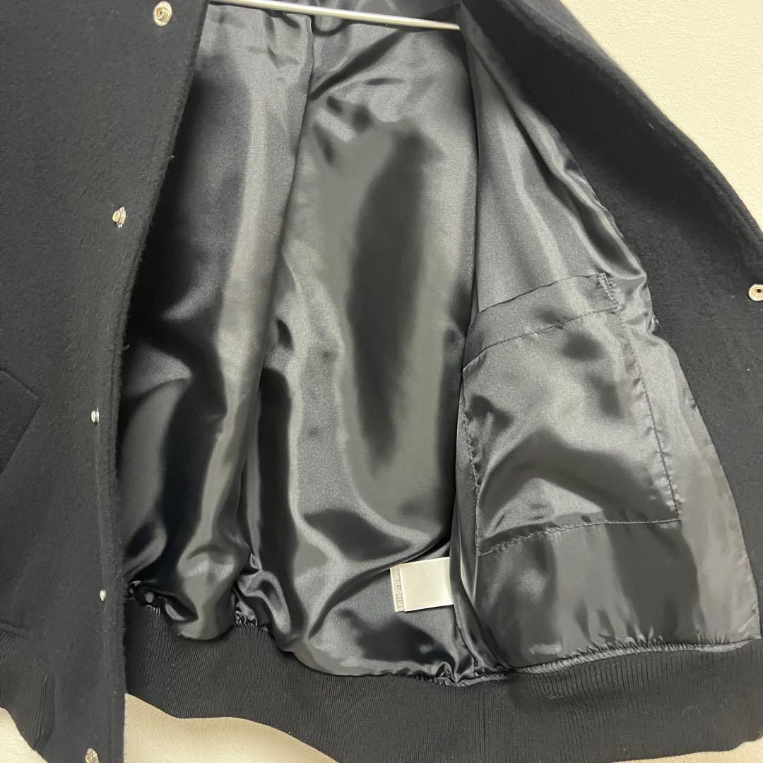 CLANE クラネ　C LOGO STADIUM JACKET 黒　スタジャン