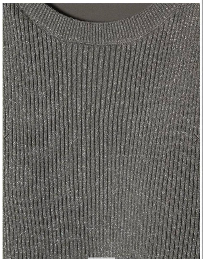 anuans アメスリラメニットトップス