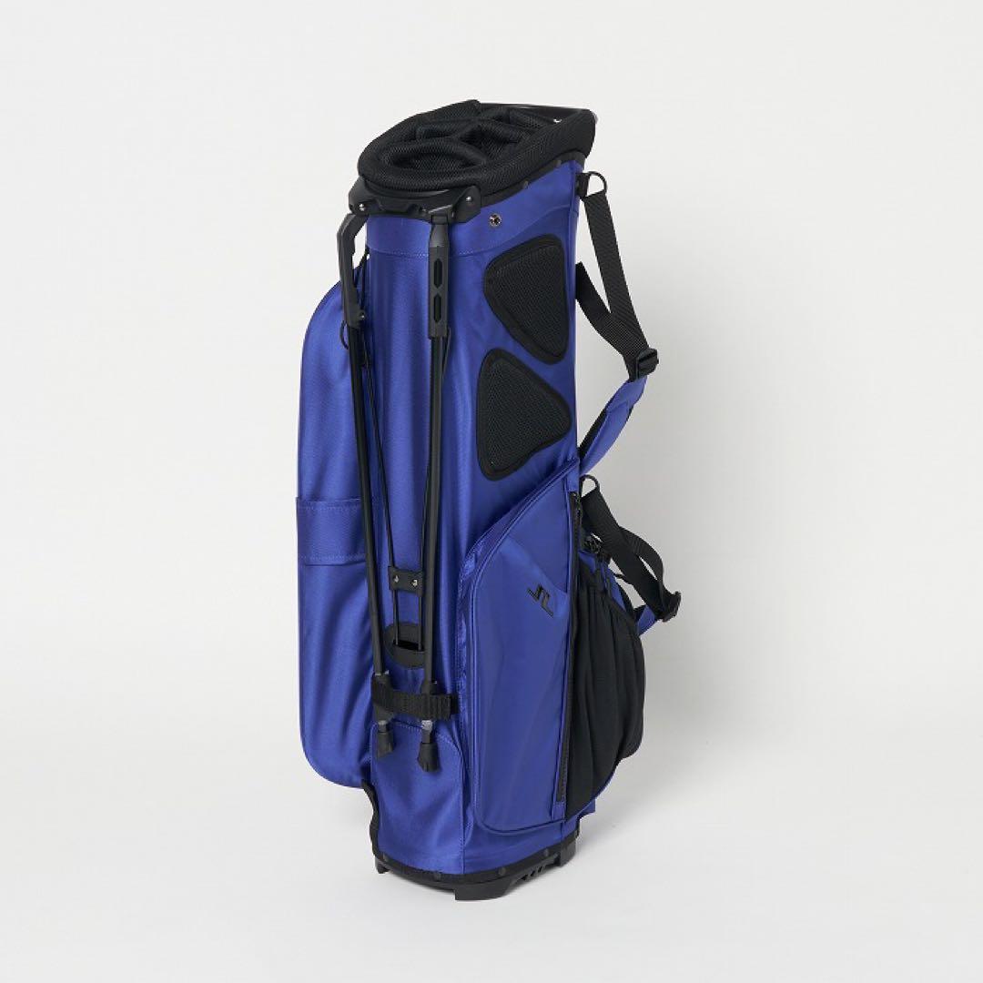 【新品未使用】J.LINDEBERG パープルブルー キャディバッグ スタンド式