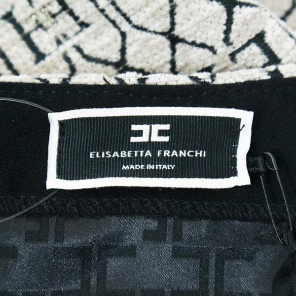 新品 エリザベッタフランキ フレアワンピース 40 EOP1669 S Mサイズ