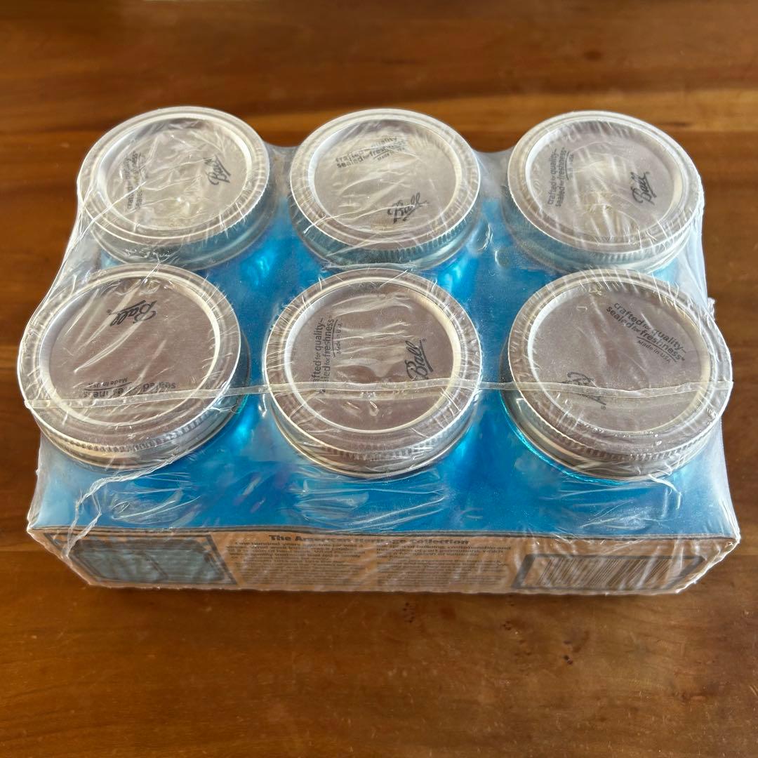 限定】 Ball ボール メイソンジャー 16oz 100周年記念 ブルー 6本