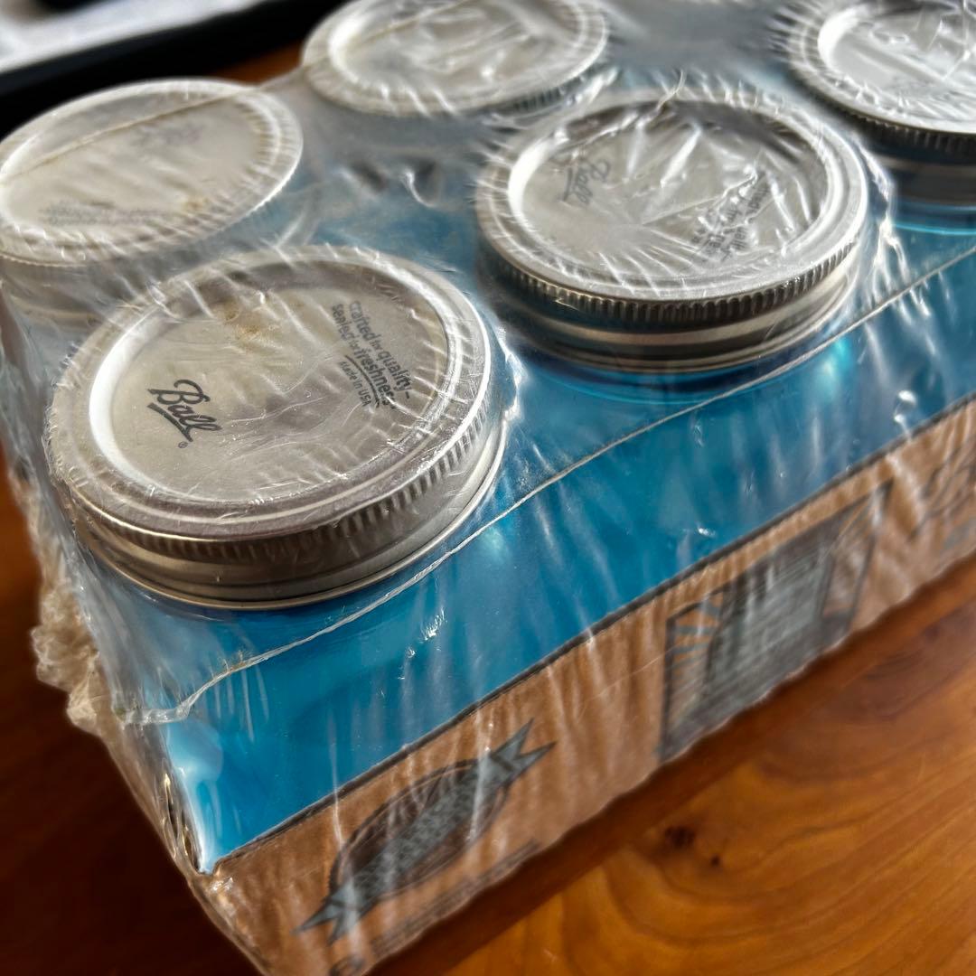 限定】 Ball ボール メイソンジャー 16oz 100周年記念 ブルー 6本