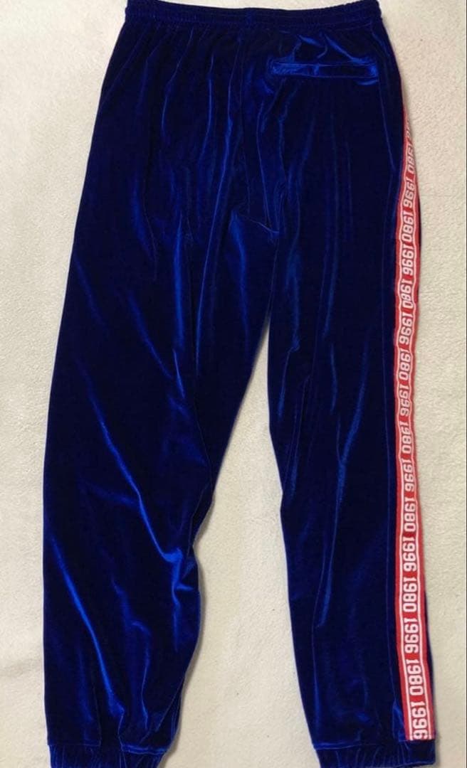 値下げ中　GALFY　ガルフィー　ジャージ　セットアップ　光沢　ベロア　ブルー