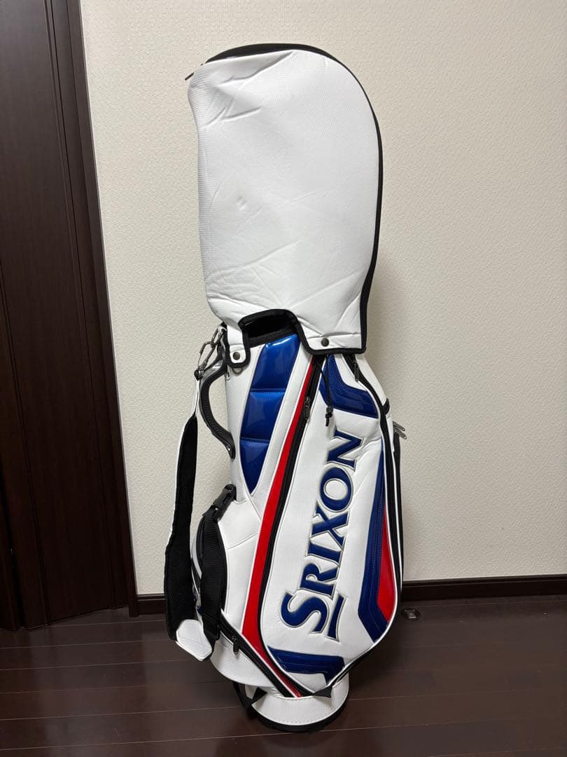 《GW価格》Srixon キャディバッグ ホワイト/ブルー/レッド