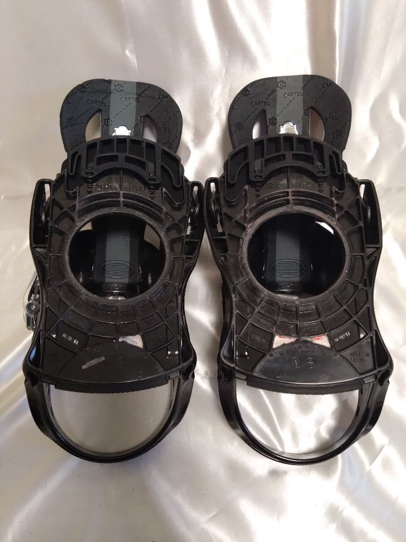 BURTON CARTEL スノボ バインディング Lサイズ ディスク2種類付