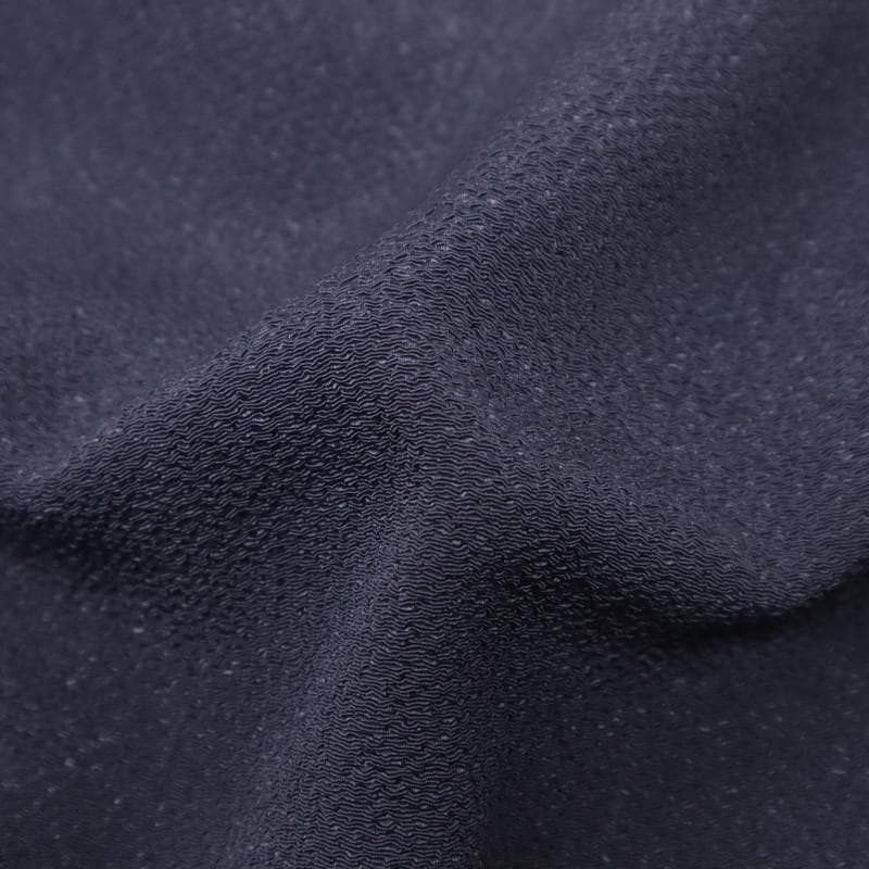 七五三羽織袴着物セット＊男児　3歳～　シンプル 紗綾 黒 灰青 化繊 9RH15