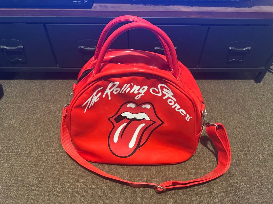 希少！ローリングストーンズ ヘルメットバッグ ショルダーバッグ エナメルバッグ
