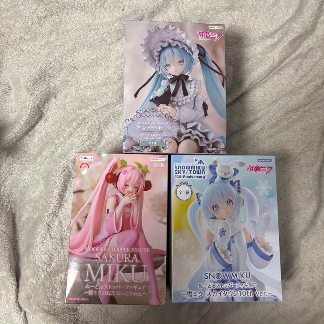 初音ミク ぬーすと 桜ミク 雪ミク ヴィンテージドール 纏め売り バラ