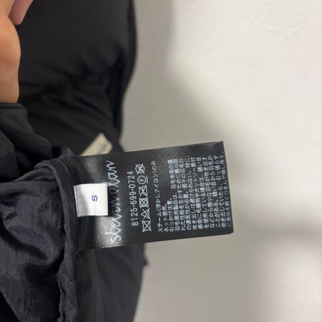 美品✨スティーブンアラン　Re/NY ダウンジャケット　中綿　S ブラック