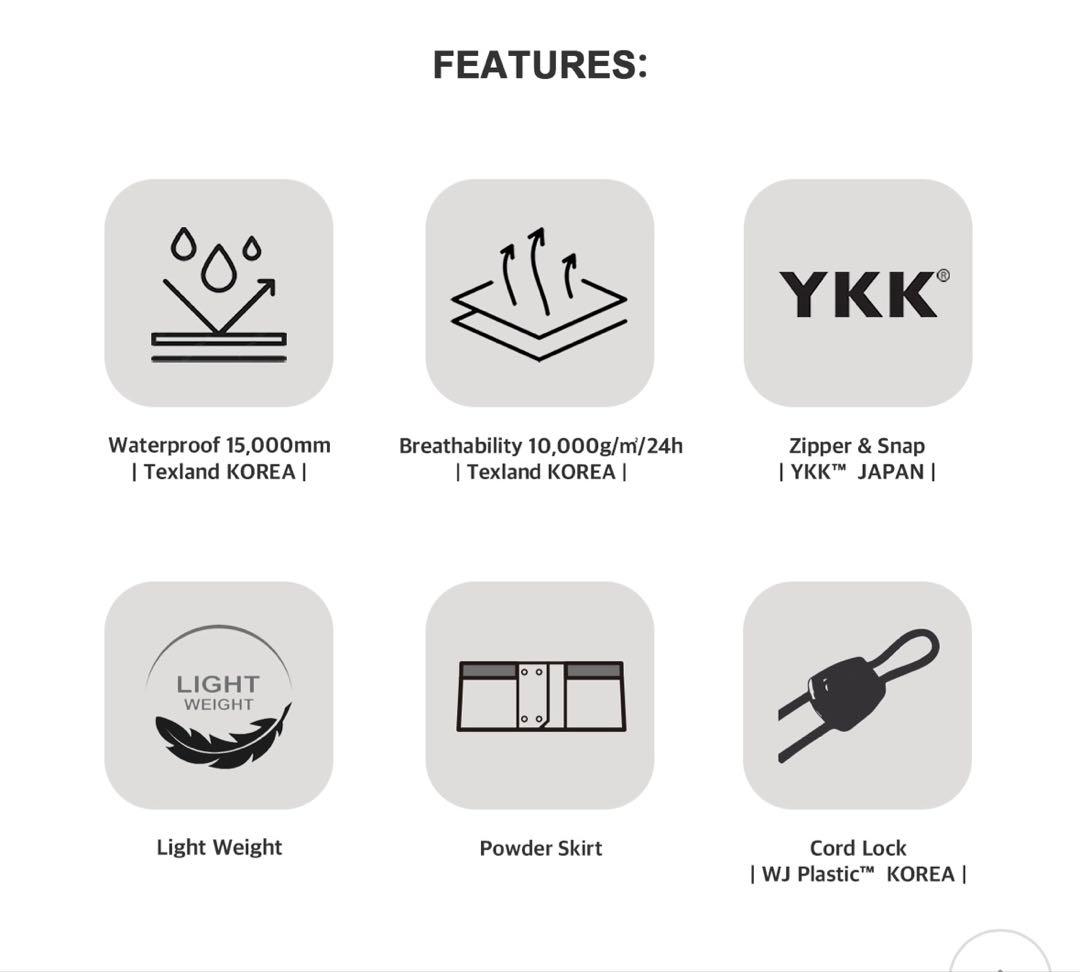 GAFH 韓国スノボウェア　2526 ユニセックス