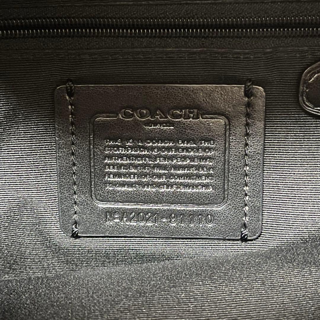 人気✨COACH コーチ ホースアンドキャリッジ レザー 黒 美品