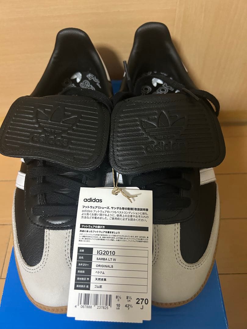 新品/adidas Samba LT WIG2010ブラック/ホワイト 27cm