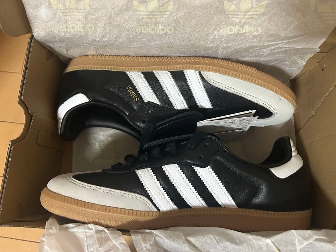 新品/adidas Samba LT WIG2010ブラック/ホワイト 27cm