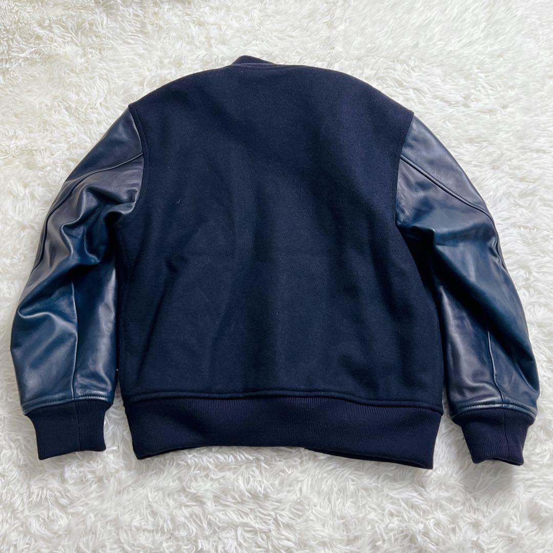 桃太郎ジーンズ レザースリーブ スタジャン XL 日本製 キルティング　異素材