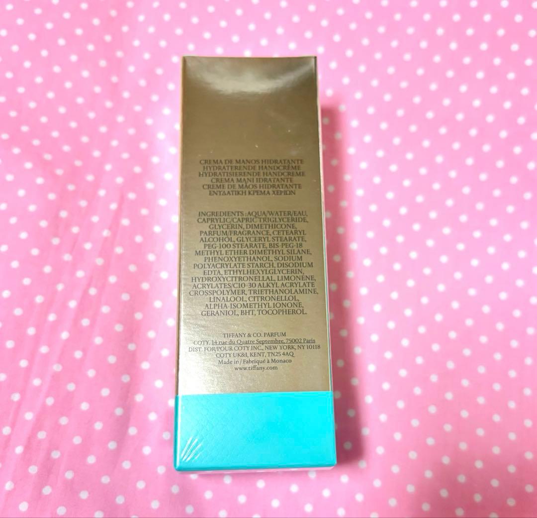 新品 ティファニー ローズゴールド ハンドクリーム Tiffany