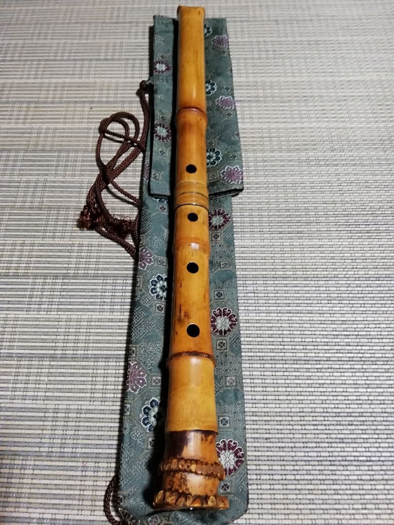 竹製 5穴 尺八　琴古流３印
