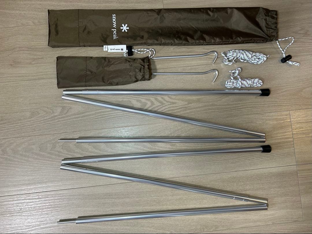 スノーピーク　アミニティドームM & アップライトポール　1回使用品