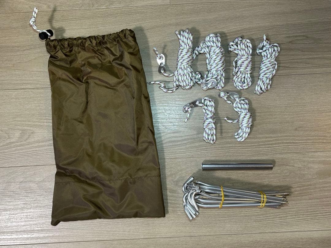 スノーピーク　アミニティドームM & アップライトポール　1回使用品