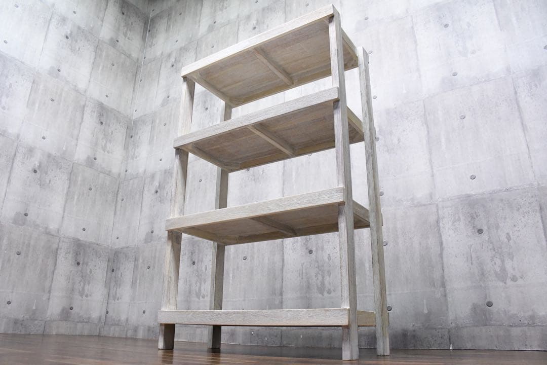 DLK154 展示品 ウニコ マノア シェルフ W80cm 4段 オープンラック