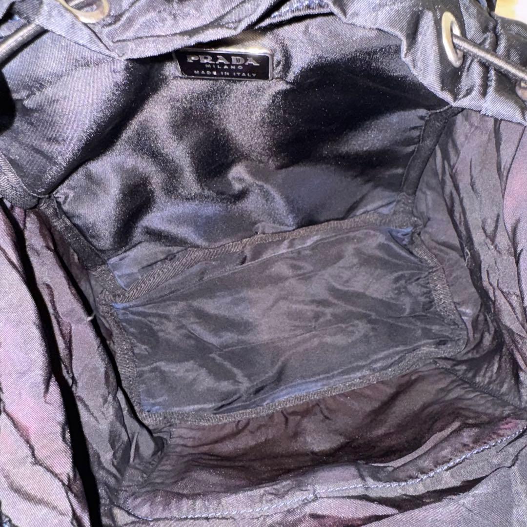 超人気✨プラダ　リュック　バックパック　三角ロゴ　ナイロン　ブラック