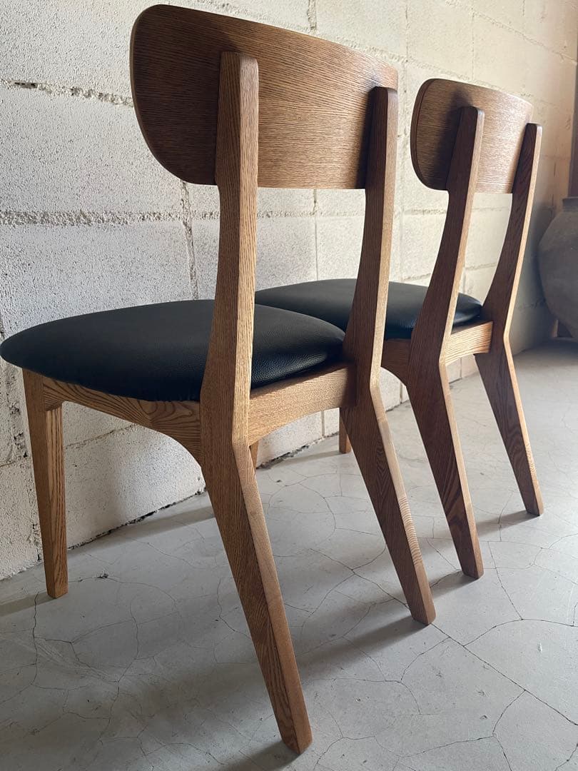 unico FIX フィックス　ダイニングチェア　2脚セット　北欧スタイル