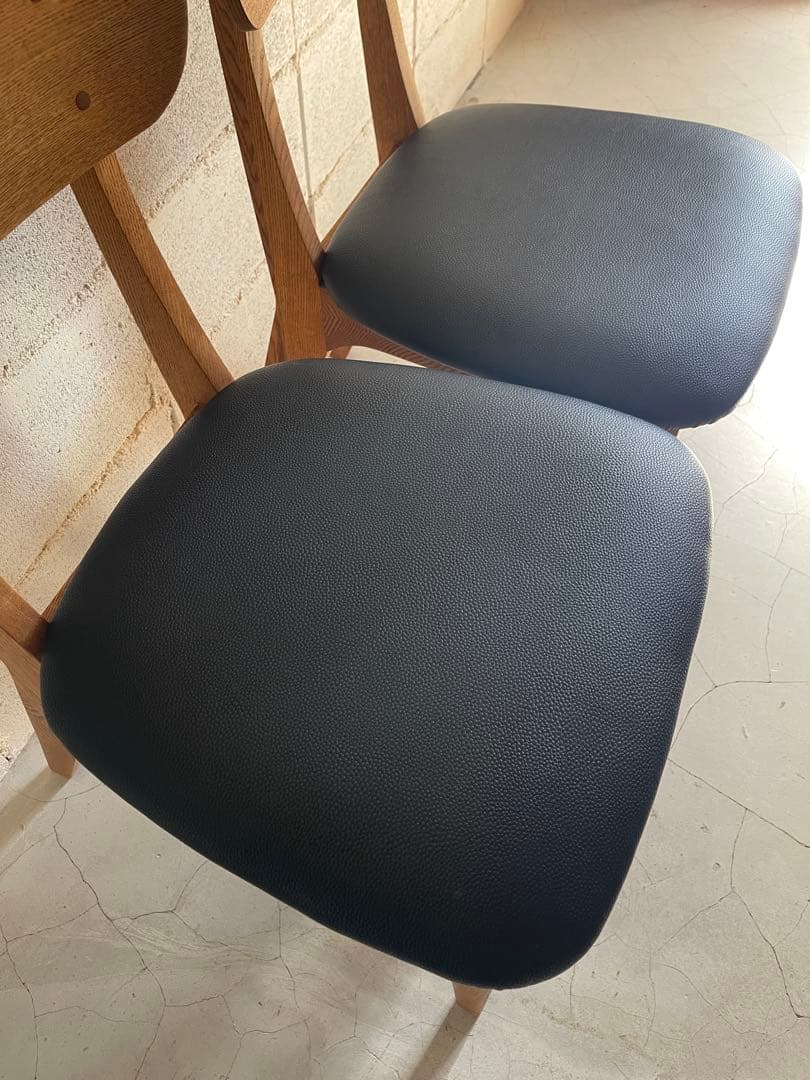 unico FIX フィックス　ダイニングチェア　2脚セット　北欧スタイル