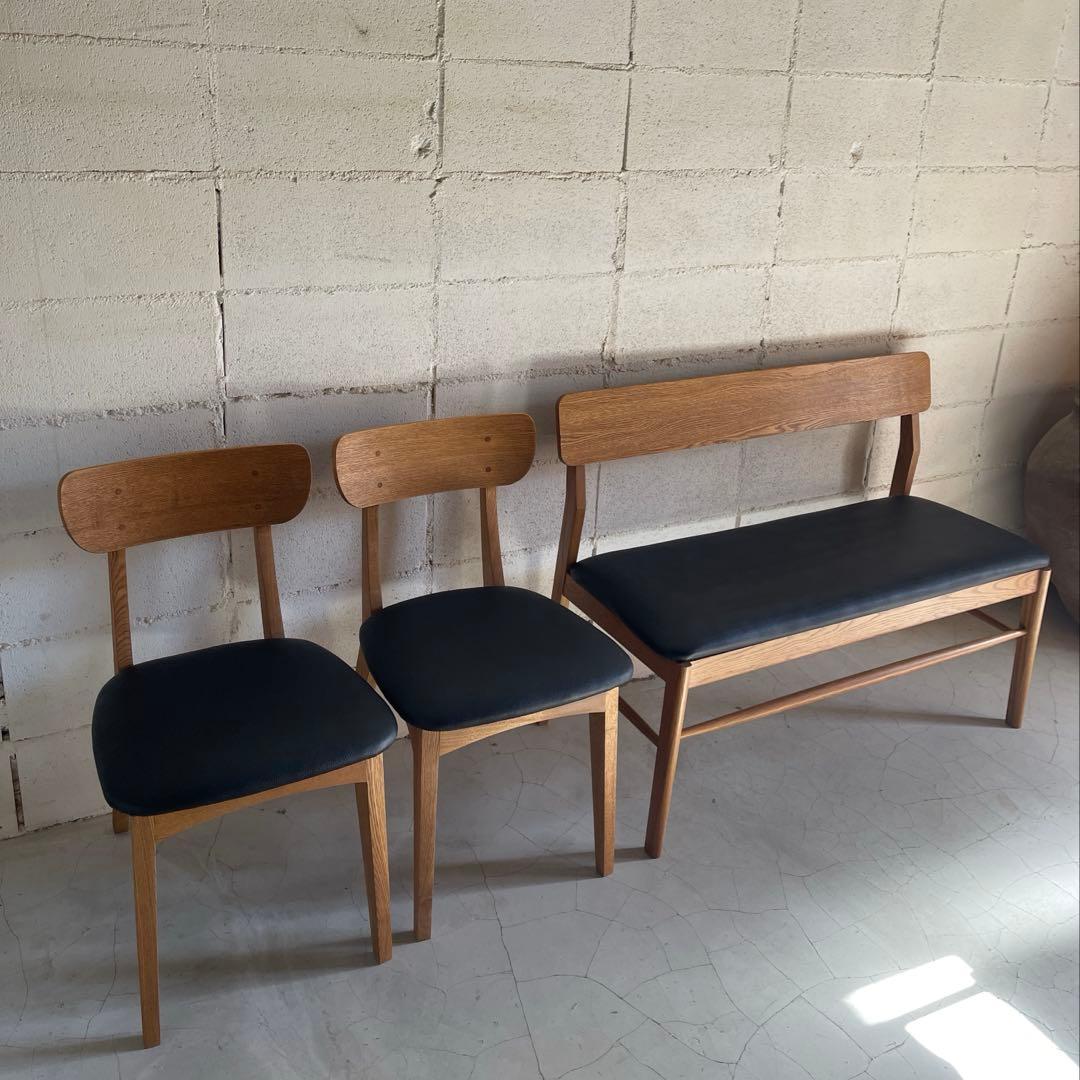 unico FIX フィックス　ダイニングチェア　2脚セット　北欧スタイル