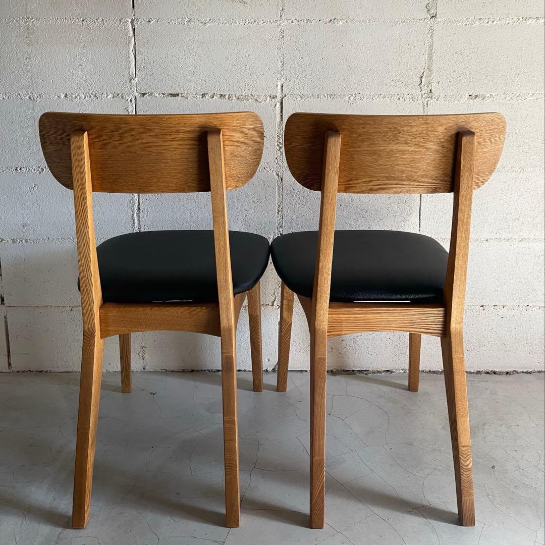 unico FIX フィックス　ダイニングチェア　2脚セット　北欧スタイル