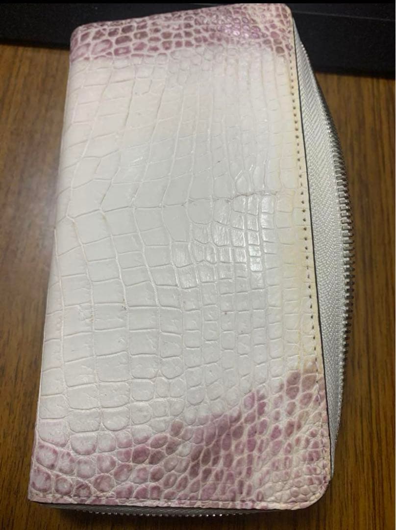 （定価148,000円）ヒマラヤクロコダイル本革　長財布