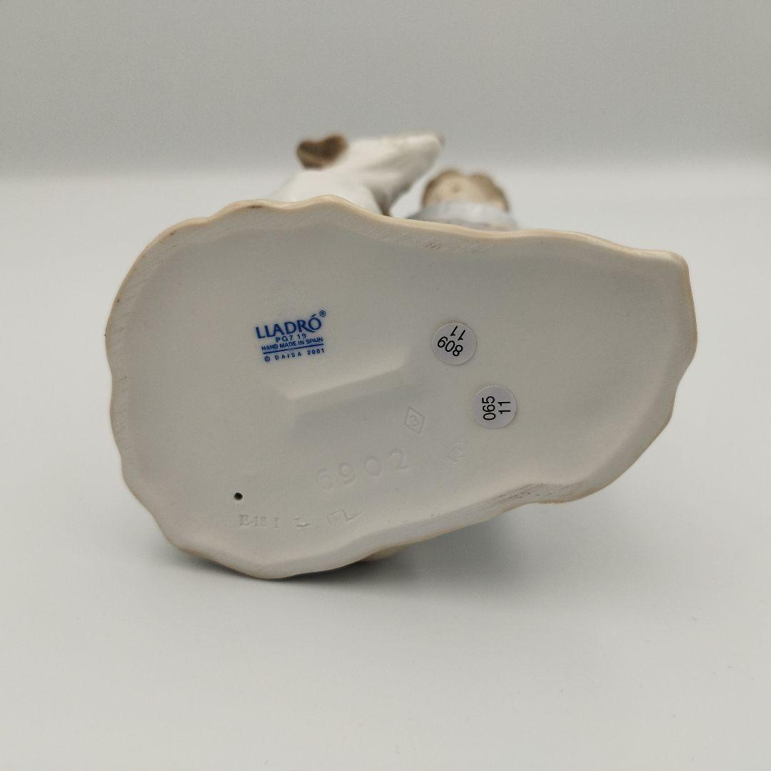 美品】リヤドロ 僕の親友 フィギュリン 人形 犬 男の子 少年 箱付き