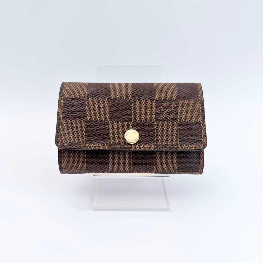 ルイヴィトン ダミエ ミュルティクレ6 キーケース ブラウン N62630 美品